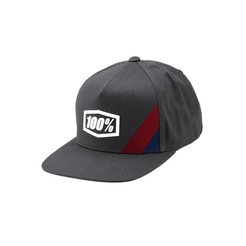 100% Cornerstone Snapback Hat, Steel, One Size
