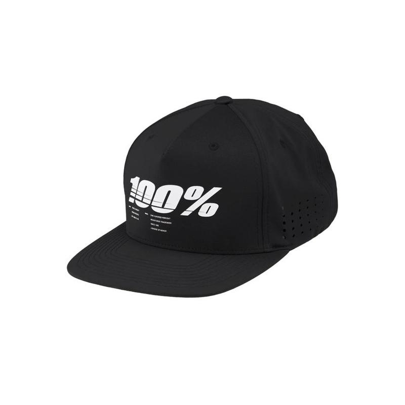 100% Drive Snapback Hat, Black, One Size