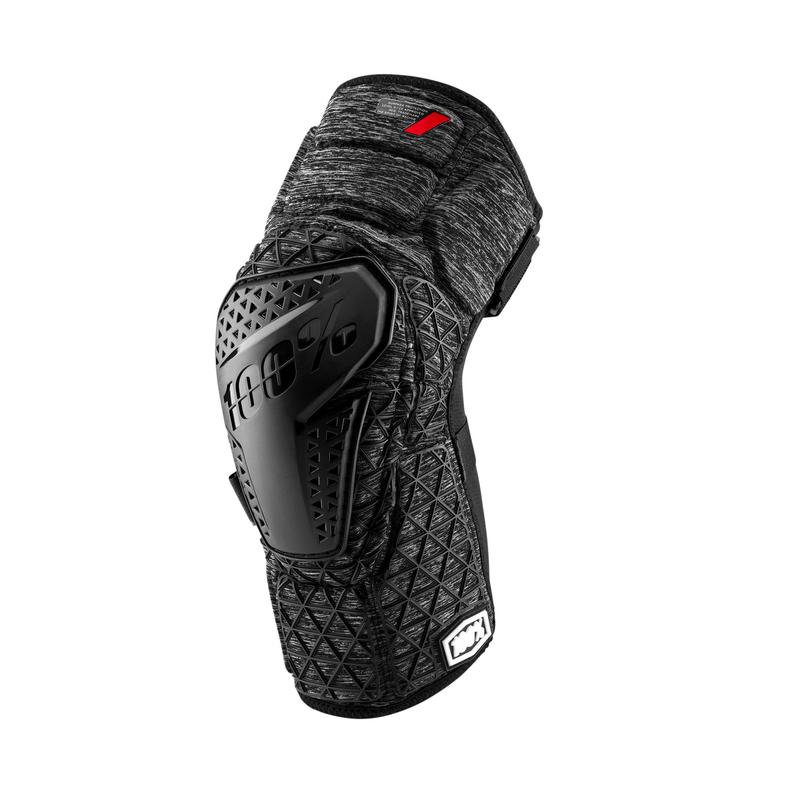 100% Surpass Knee Pads/Armour, Heather Grey, Small