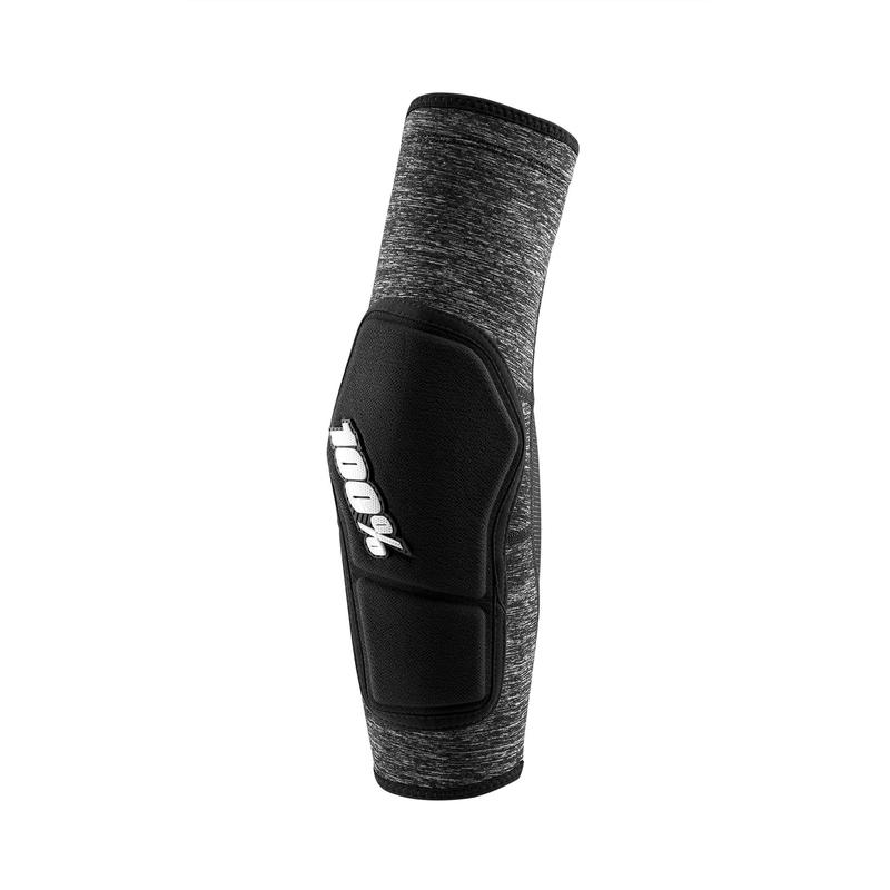 100% RideCamp Elbow Pads/Armour, Heather Grey/Black, Small