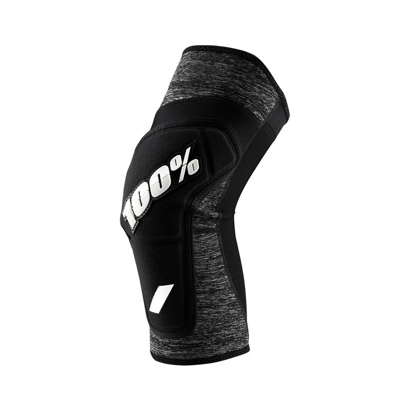 100% RideCamp Knee Pads/Armour, Heather Grey/Black, X-Large (XL)