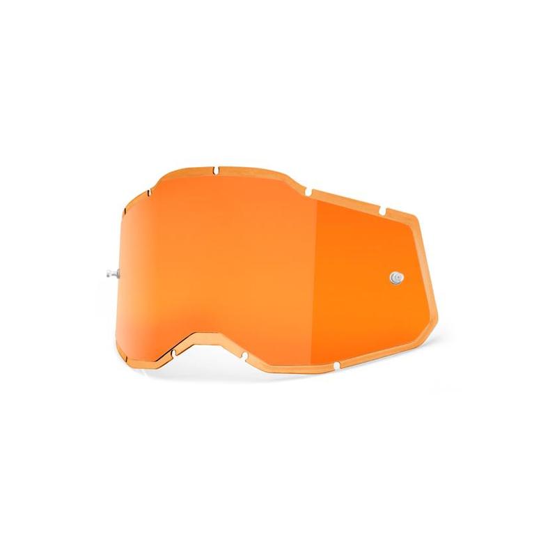100% Replacement Injected Goggle Lens for Racecraft2/Accuri2/Strata2, HD Persimmon