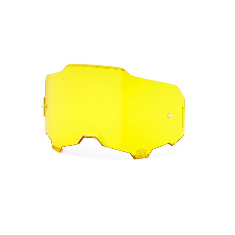 100% Replacement Armega Goggle Lens, Yellow