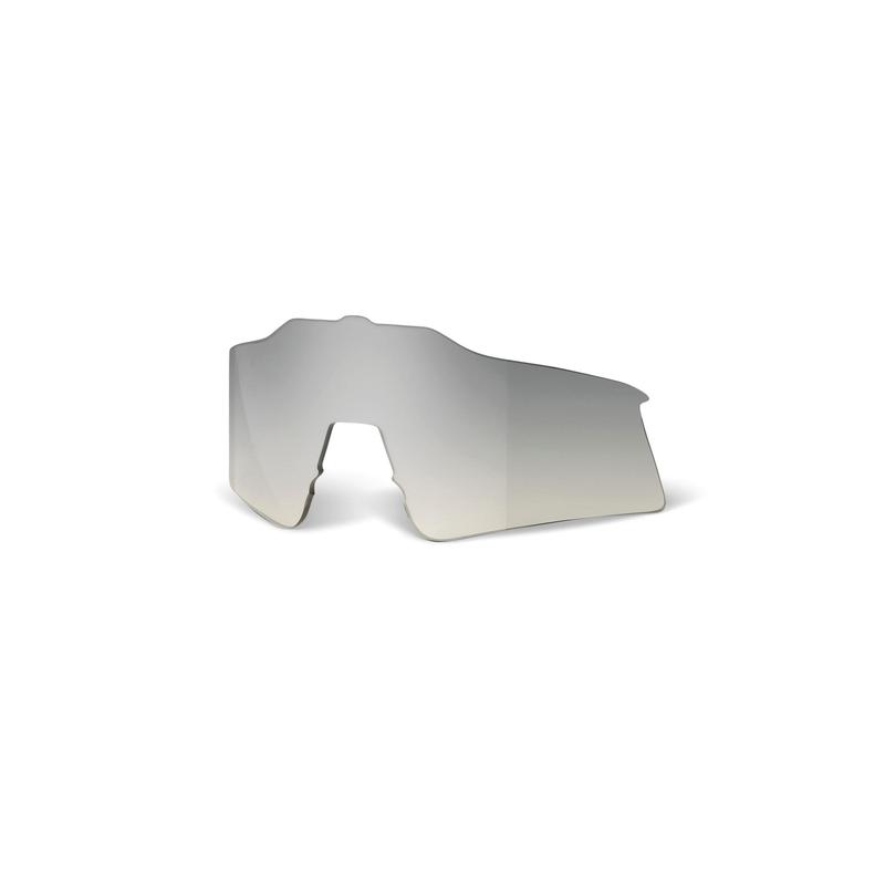 100% SpeedCraft XS Replacement Lens, Low-light Yellow Silver Mirror