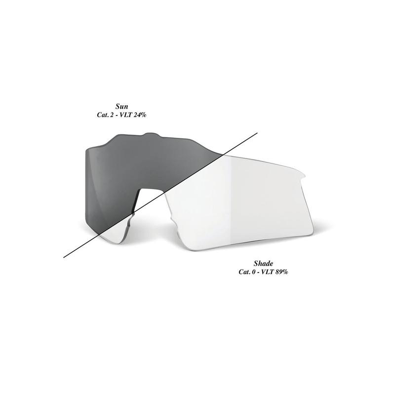 100% SpeedCraft SL Replacement Lens, Photochromic Clear/Smoke