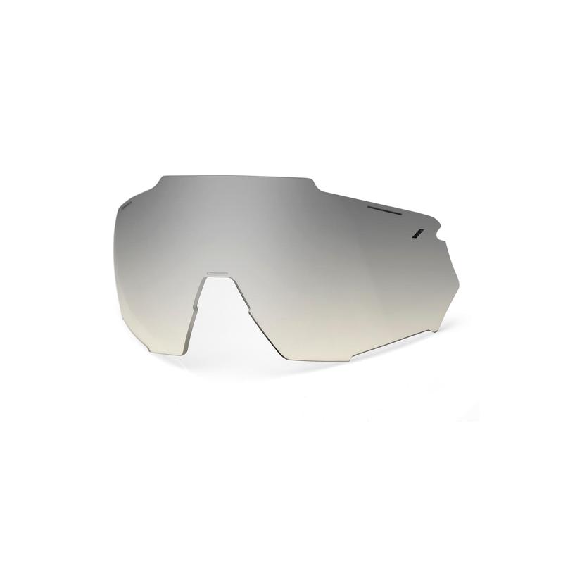 100% RaceTrap Replacement Lens, Low-light Yellow Silver Mirror