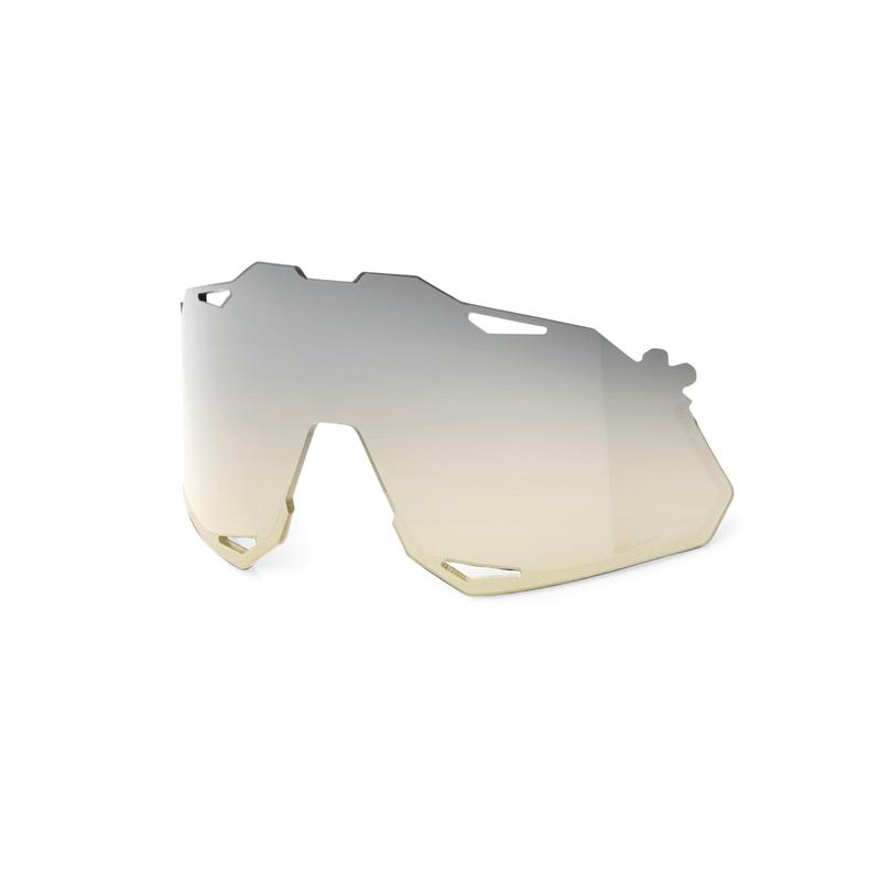 100% Hypercraft XS Replacement Lens, Low-light Yellow Silver Mirror