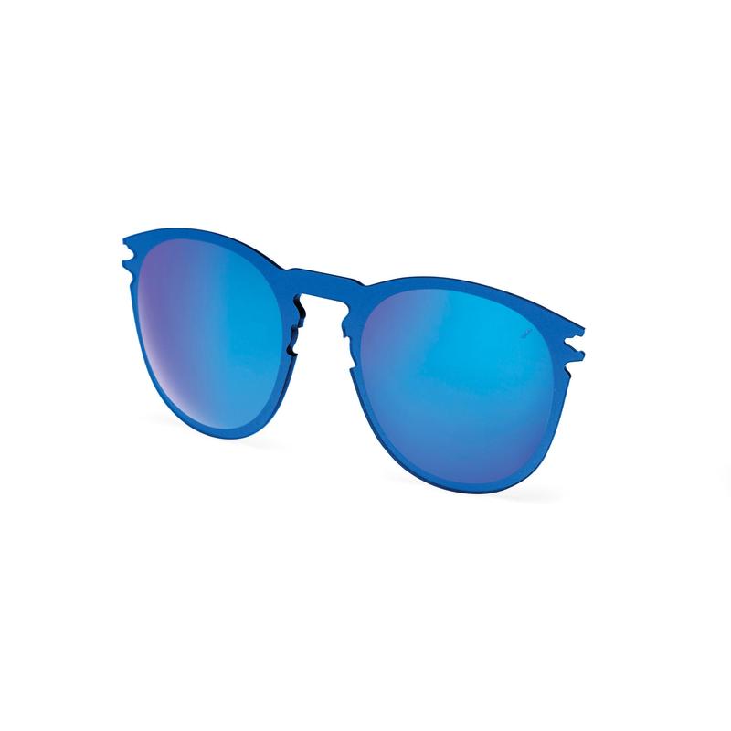 100% Legere Round Replacement Lens, Blue Multilayer Mirror