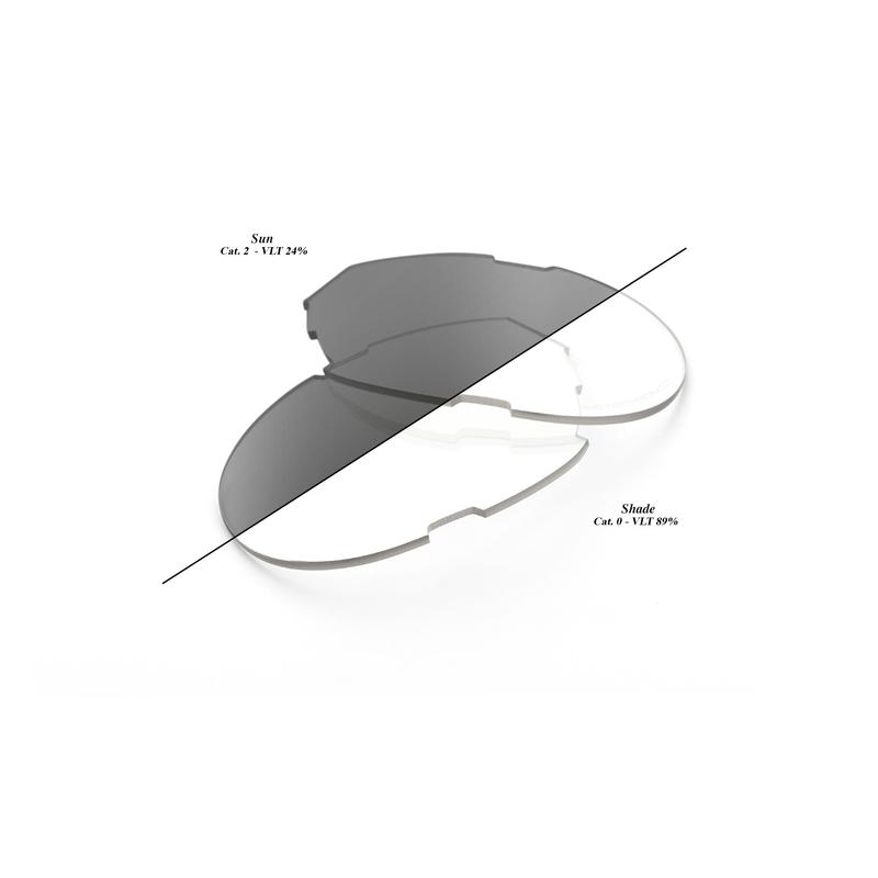 100% Westcraft Replacement Dual Lens, Photochromic Clear/Smoke