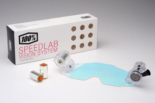 100% Speedlab Vision System (Roll-Off), includes Lens, 2 Cannisters, and Mudflap (fits Accuri1/Strata1)