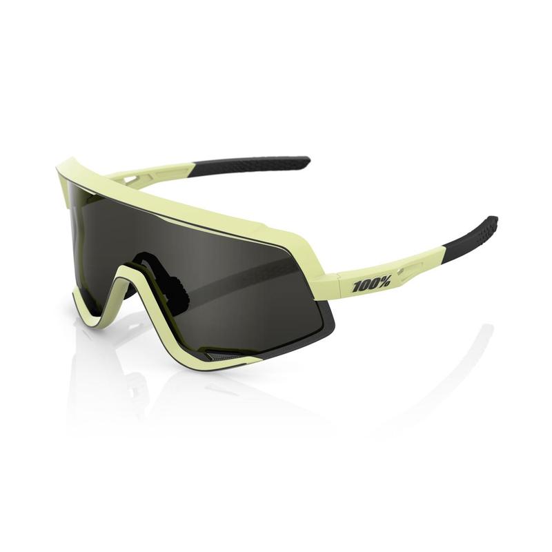 100% Glendale Sunglasses, Soft Tact Glow frame - Smoke Lens