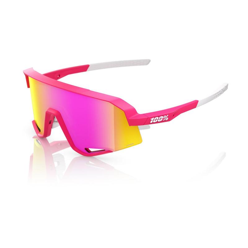 100% Slendale Sunglasses, Satin Pitaya frame - HiPER Vital Pink Mirror Lens