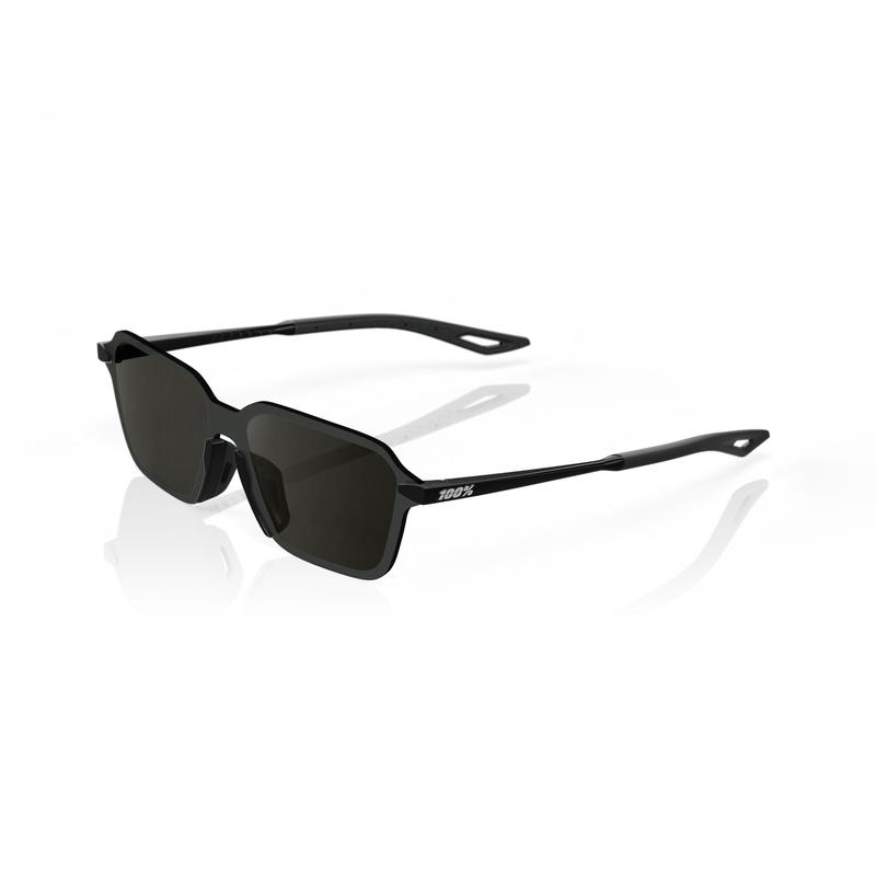 100% LEGERE TRAP UltraCarbon Sunglasses, Gloss Black frame - Smoke Lens