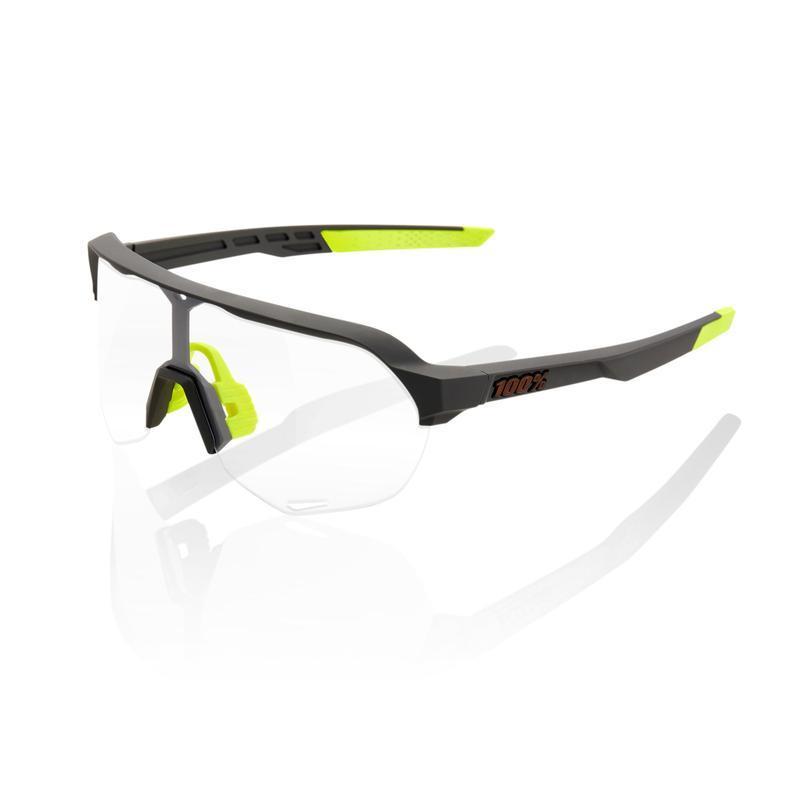 100% S2 Sunglasses, Soft Tact Cool Grey frame - Photochromic Lens