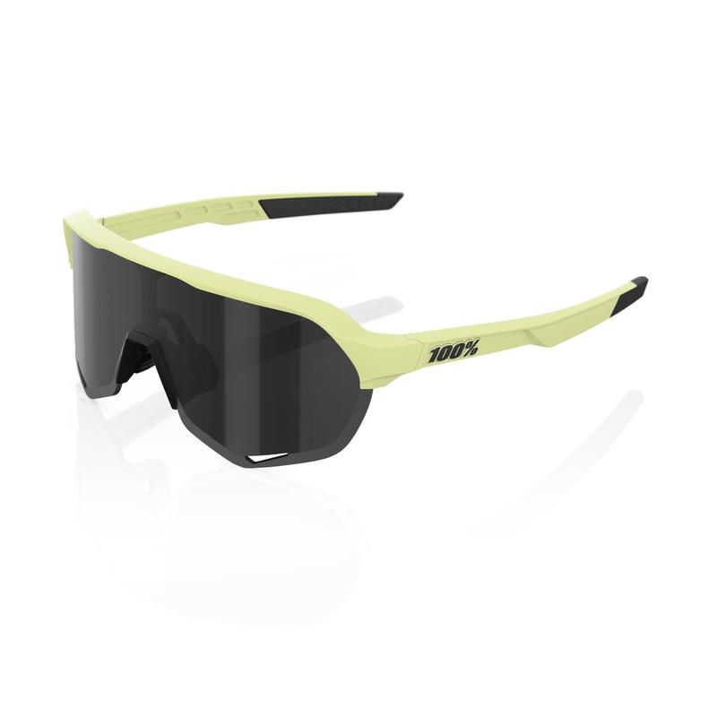 100% S2 Sunglasses, Soft Tact Glow frame - Black Mirror Lens