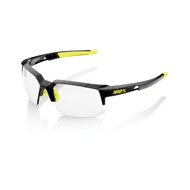 100% Speedcoupe Sunglasses, Gloss Black frame - Photochromic Lens