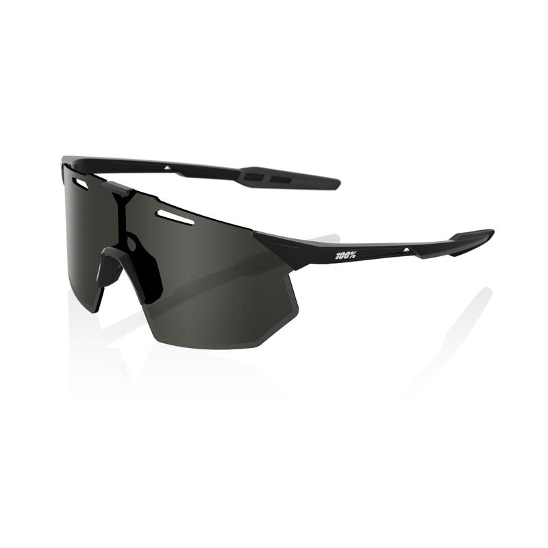 100% Hypercraft SQ Sunglasses, Matte Black frame - Smoke Lens