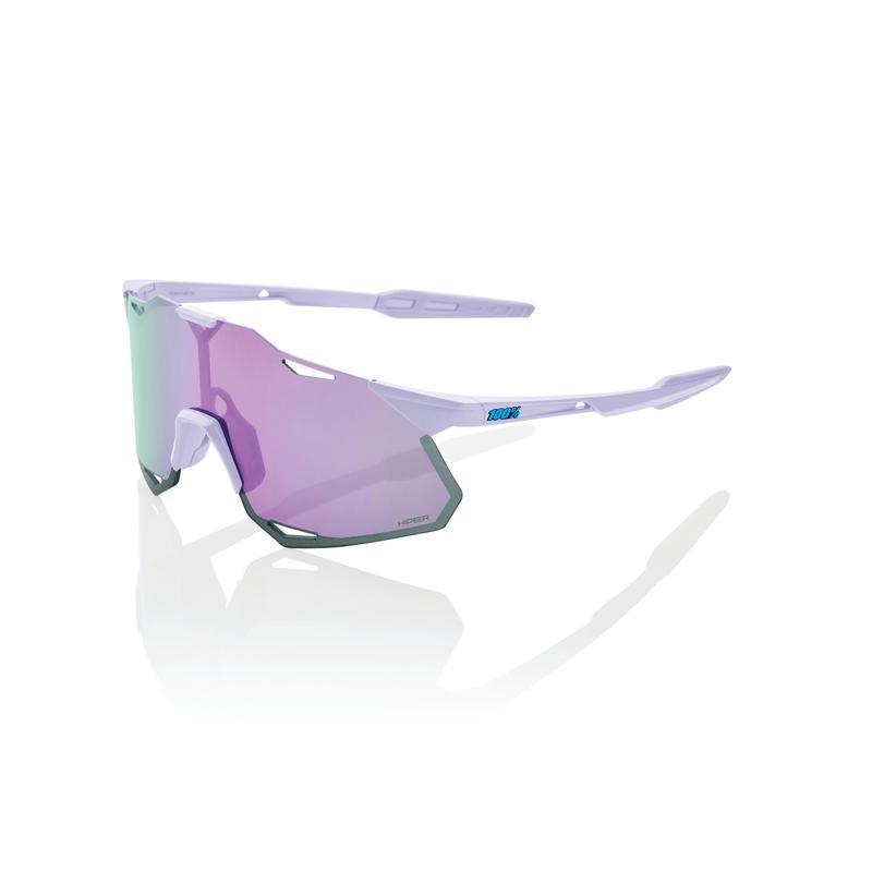 100% Hypercraft XS Sunglasses, Soft Tact Lavender frame - HiPER Lavender Mirror Lens
