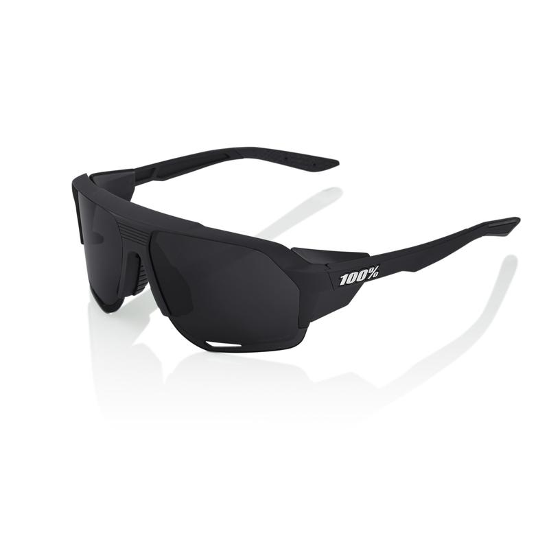 100% Norvik Sunglasses, Matte Black frame - Grey PeakPolar Lens