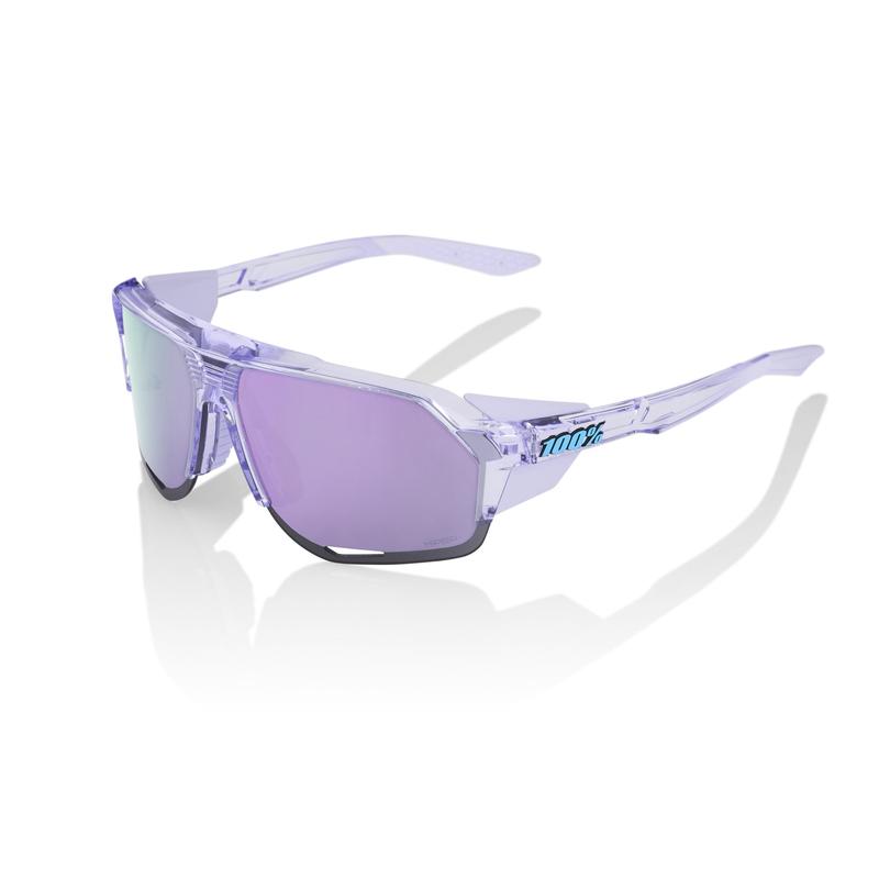 100% Norvik Sunglasses, Polished Translucent Lavender frame - HiPER Lavender Mirror Lens
