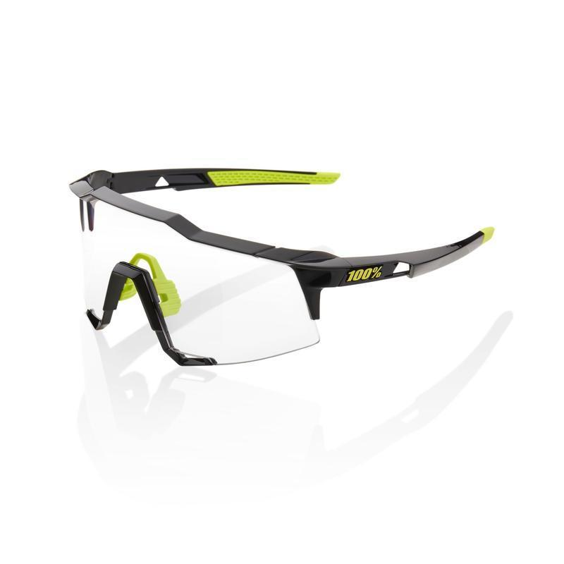 100% Speedcraft Sunglasses, Gloss Black frame - Photochromic Lens