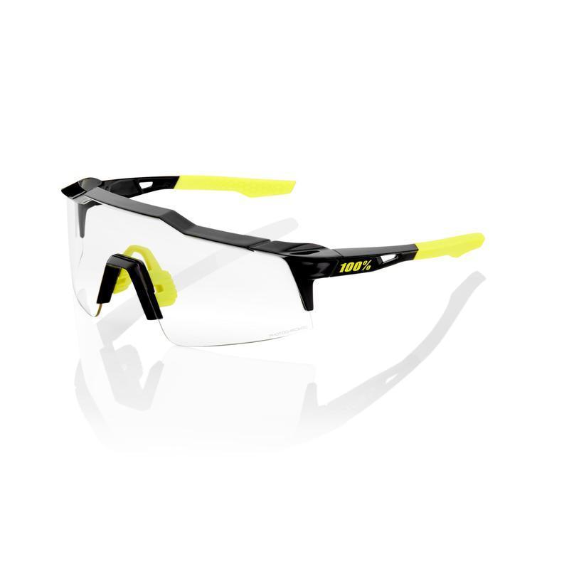 100% Speedcraft SL Sunglasses, Gloss Black frame - Photochromic Lens