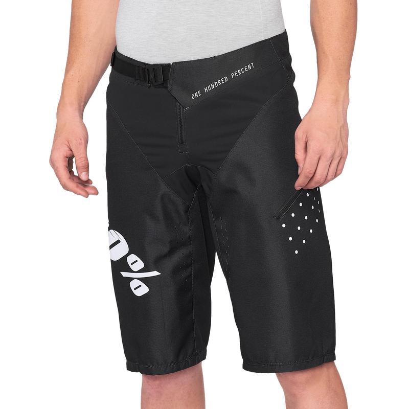 100% R-Core DH/BMX Shorts, Black, 36