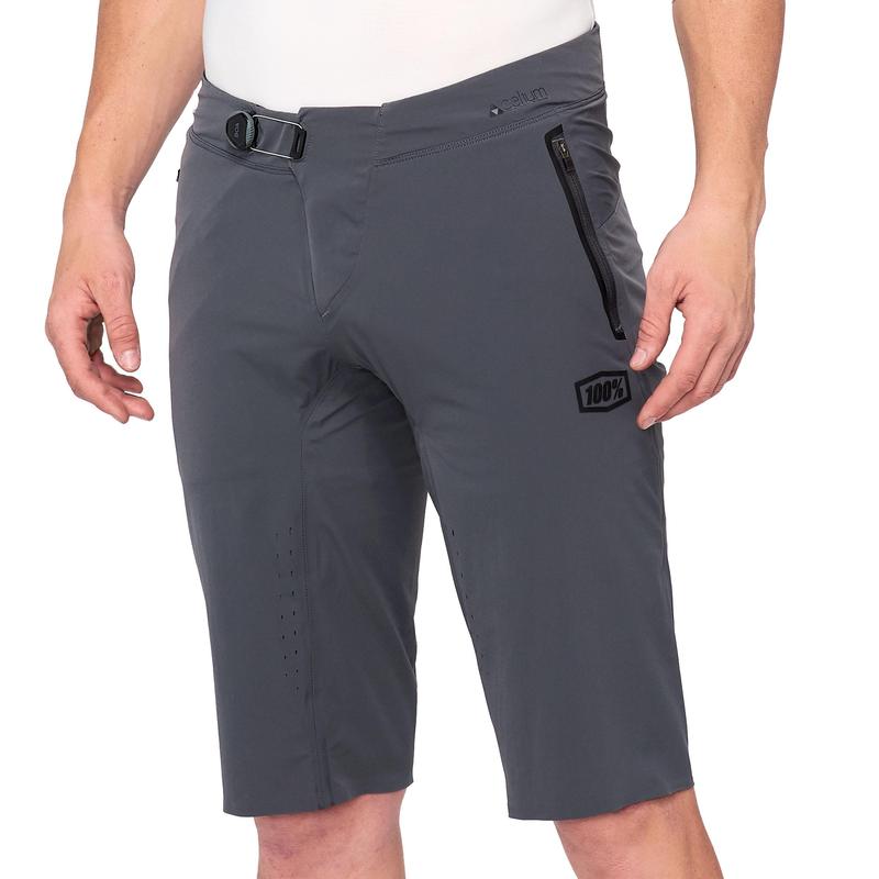 100% Celium All Mountain Shorts (no liner), Charcoal, 28