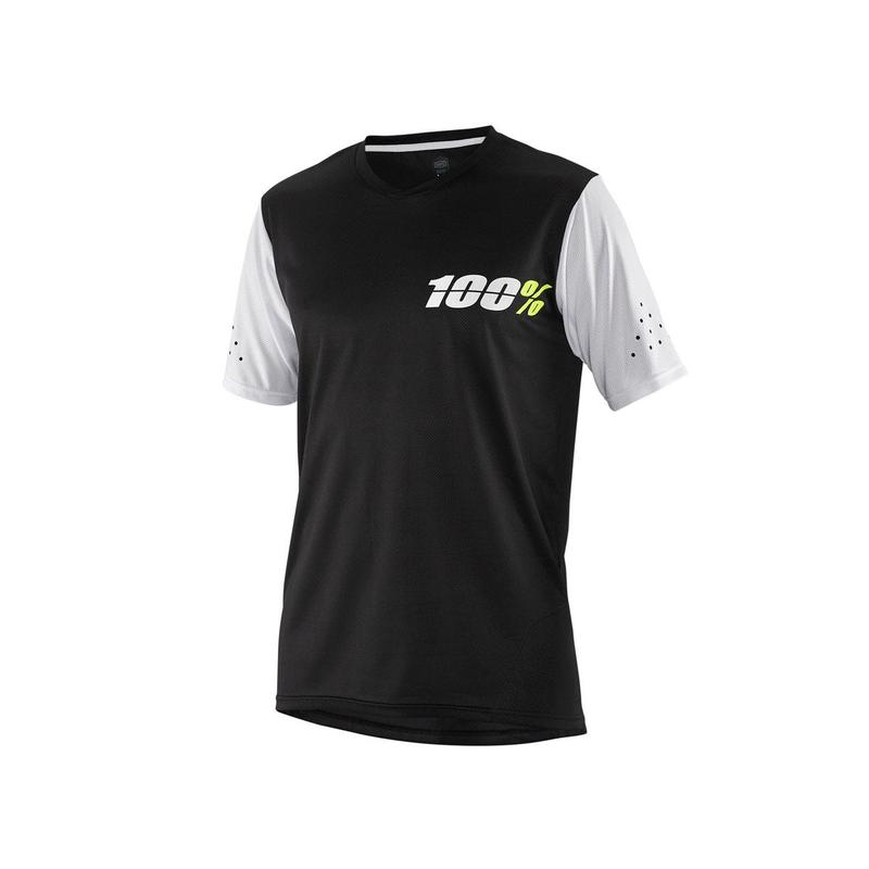 100% Ridecamp All Mountain Short Sleeve Jersey, Black, Youth Small