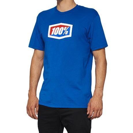 100% OFFICIAL Short Sleeve T-Shirt, Royal, Medium