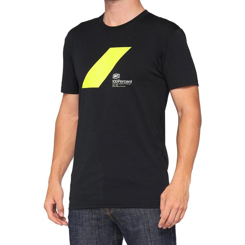 100% Athol Tech Tee, Black, Small