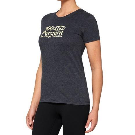 100% SD Women's Short Sleeve T-Shirt, Navy Heather, Small