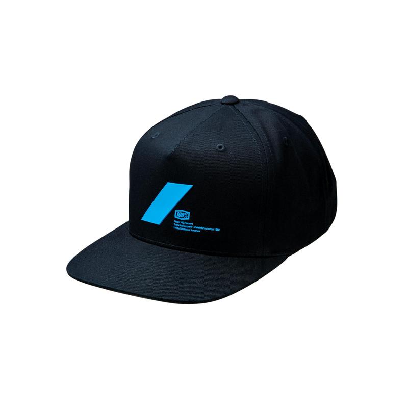 100% FORWARD Snapback Hat, Black, One Size