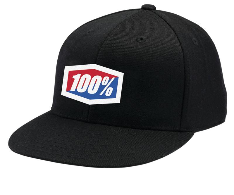 100% OFFICIAL J-Fit FlexFit Hat, Black, L/XL