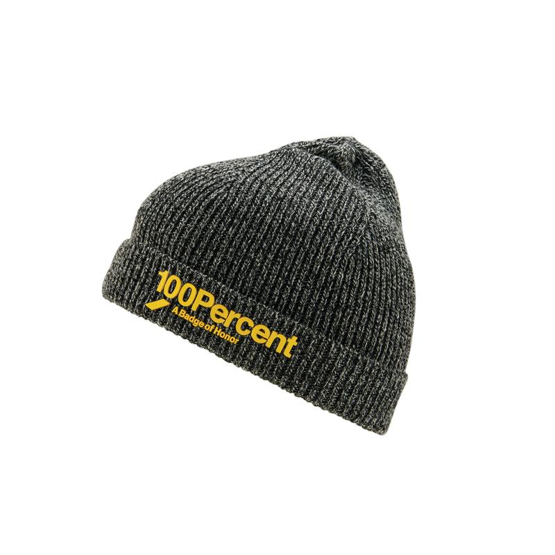 100% ECHO Beanie, Heather Grey, One size