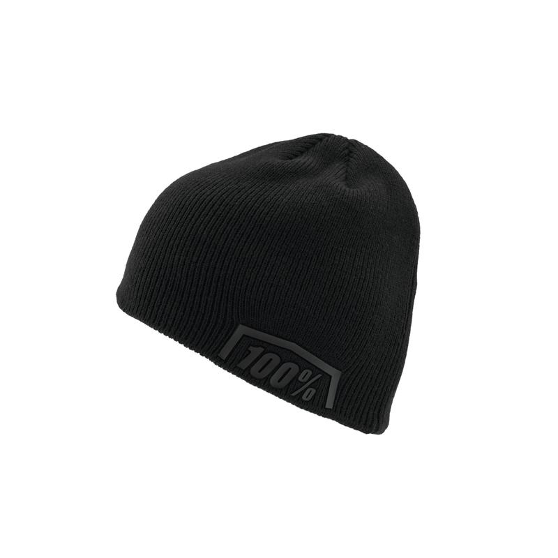 100% ICON Beanie, Black, One size