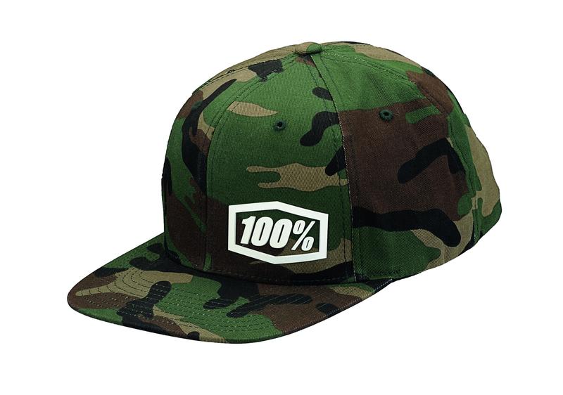 100% MACHINE Snapback Hat, Camo, One Size