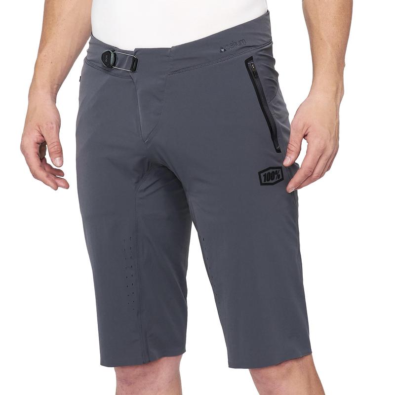 100% Celium All Mountain Shorts (no liner), Charcoal, 34