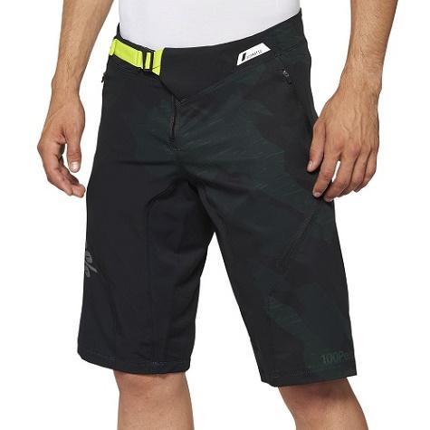 100% Airmatic All Mountain Shorts, Limited Edition Black Camo, 34