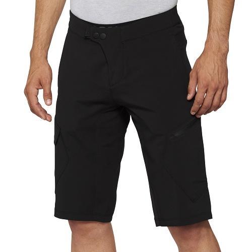 100% Ridecamp All Mountain Shorts (no liner), Black, 28