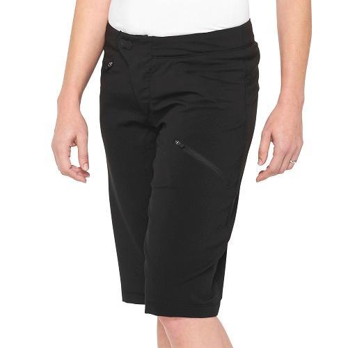 100% Ridecamp Women's All Mountain Shorts, Black, X-Large (XL)