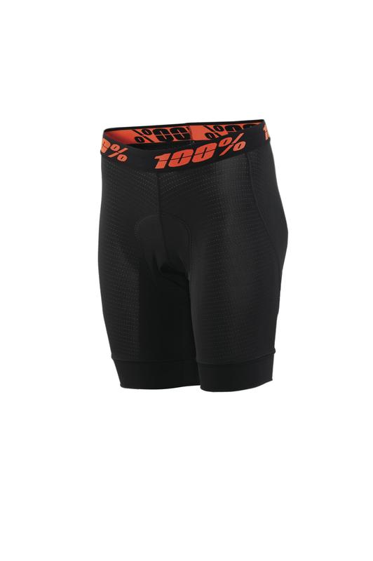 100% Youth Crux Liner Shorts, Baselayer, Black, 22