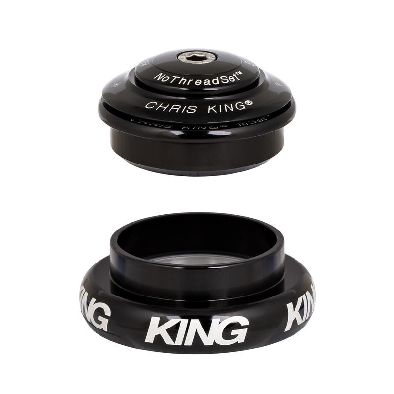 Chris King InSet 7 Headset Black (44mm Straight Headtube, w/Tapered steerer)