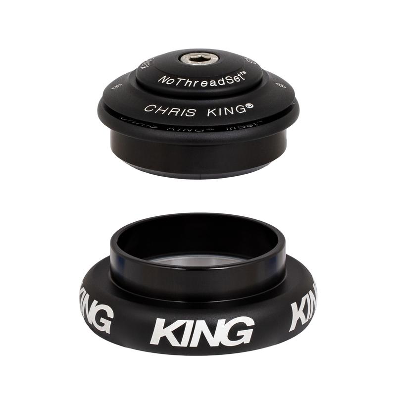 Chris King InSet 7 Headset, Matte Black (44mm Straight Headtube, w/Tapered steerer)