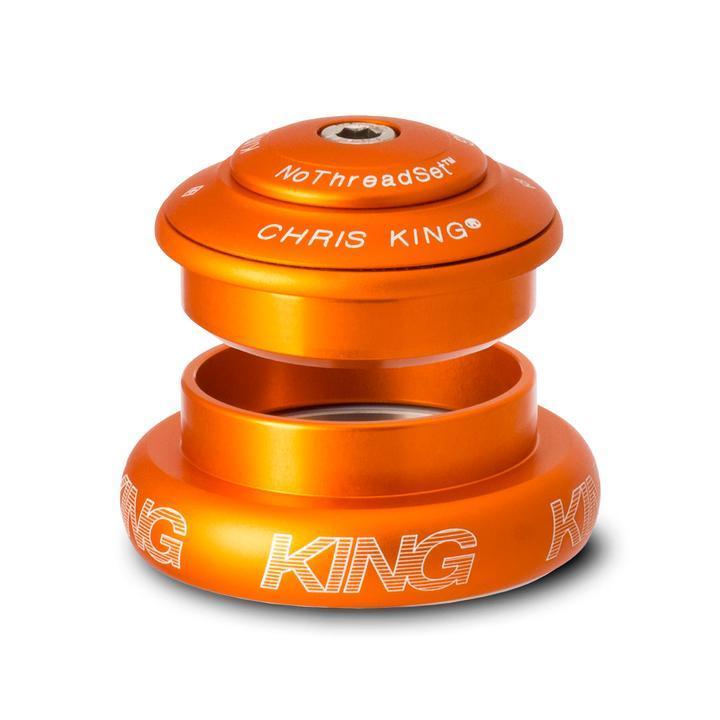 Chris King InSet 7 Headset, Matte Mango (44mm Straight Headtube, w/Tapered steerer)