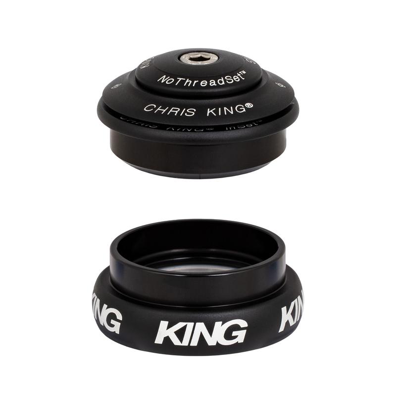 Chris King InSet 8 Headset Matte Black (44mm headtube, w/Tapered 1-1/4" steerer)