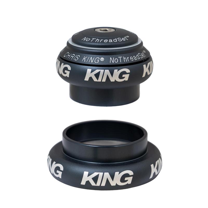 Chris King NoThreadSet Headset Tapered 34/44mm, for Tapered 1.5" Steerer, Midnight