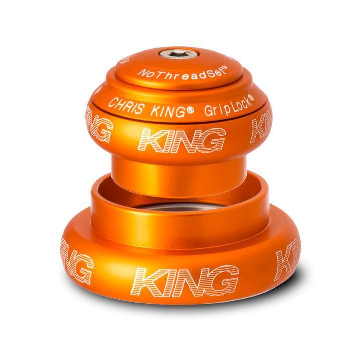 Chris King NoThreadSet Headset Tapered 34/44mm, for Tapered 1.5" Steerer, Matte Mango