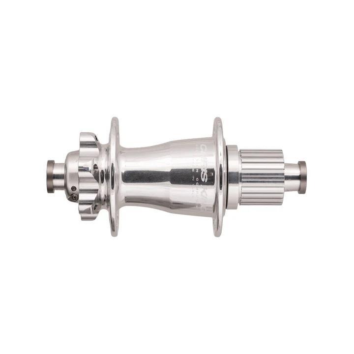 Chris King Disc Hub Rear, 6-Bolt, 32 Hole, Microspline, 148mm x 12mm Thru Axle, Silver