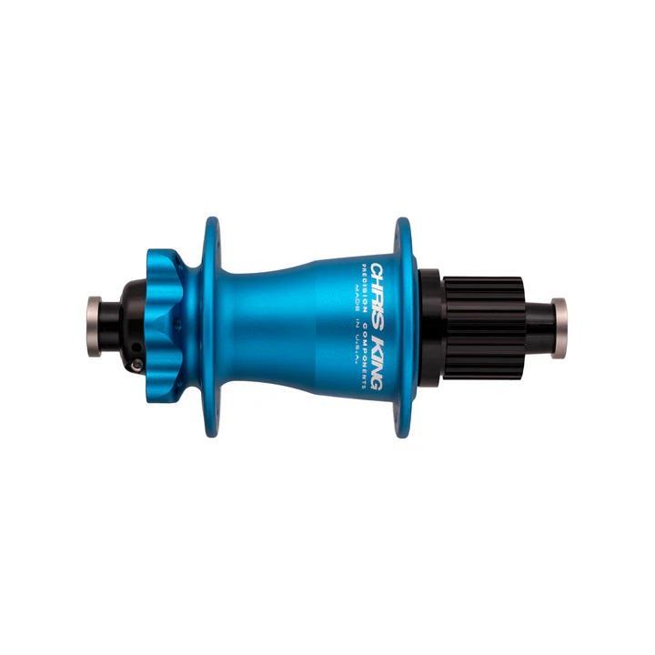 Chris King Disc Hub Rear, 6-Bolt, 32 Hole, Microspline, 148mm x 12mm Thru Axle, Matte Turquoise